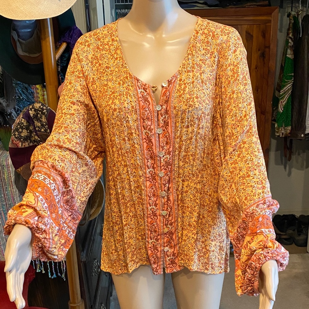 Arnhem Island Blouse Mimosa
